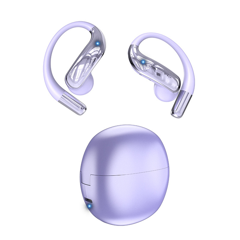 Wireless hanging earbuds with AI translation