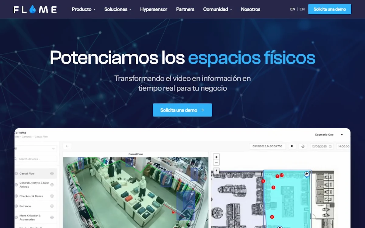 Captura de flameanalytics.com