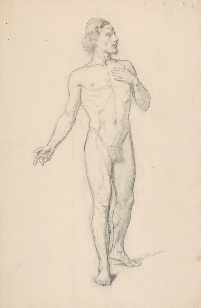 Study of a nude male 1858