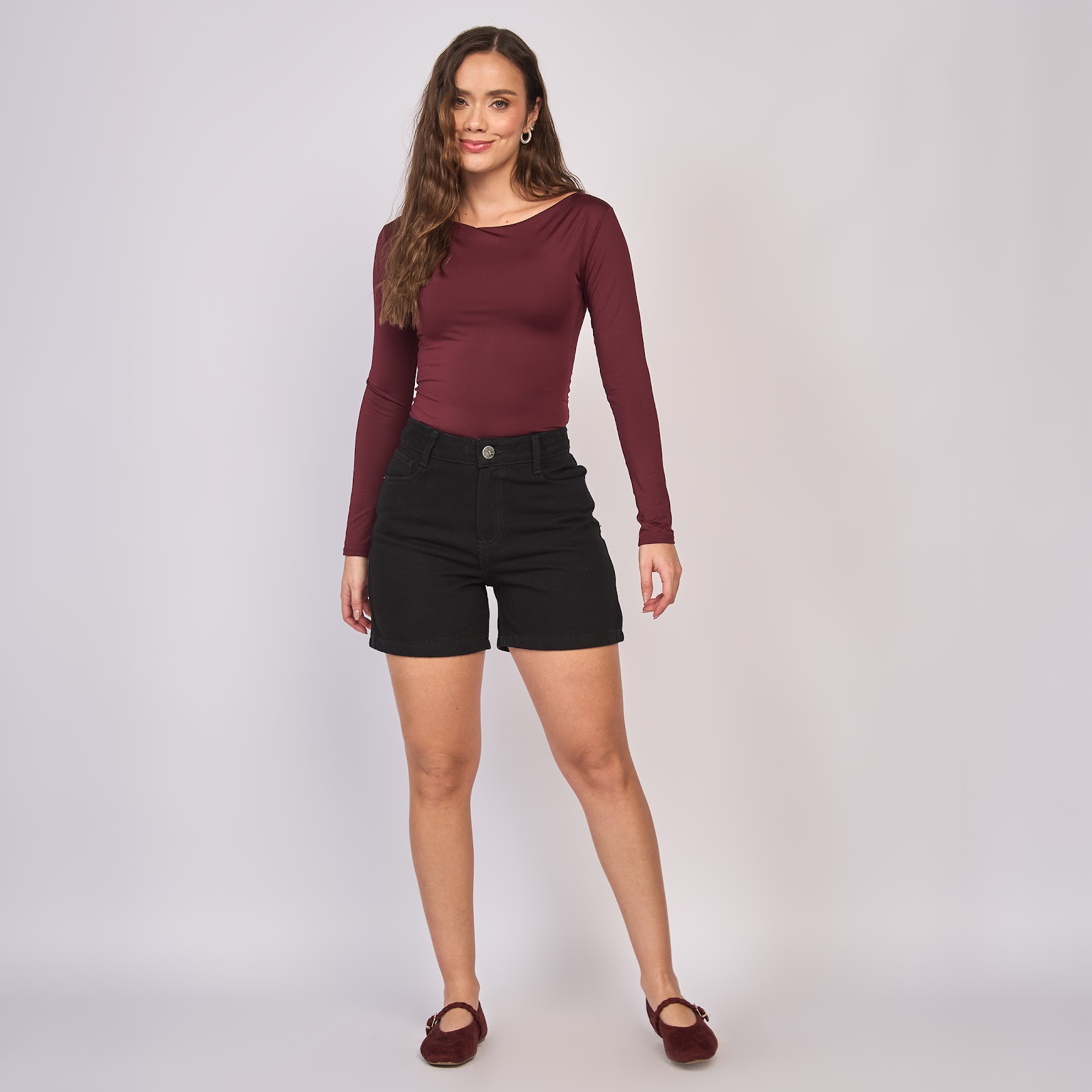 Short dama licrado - Vista 2