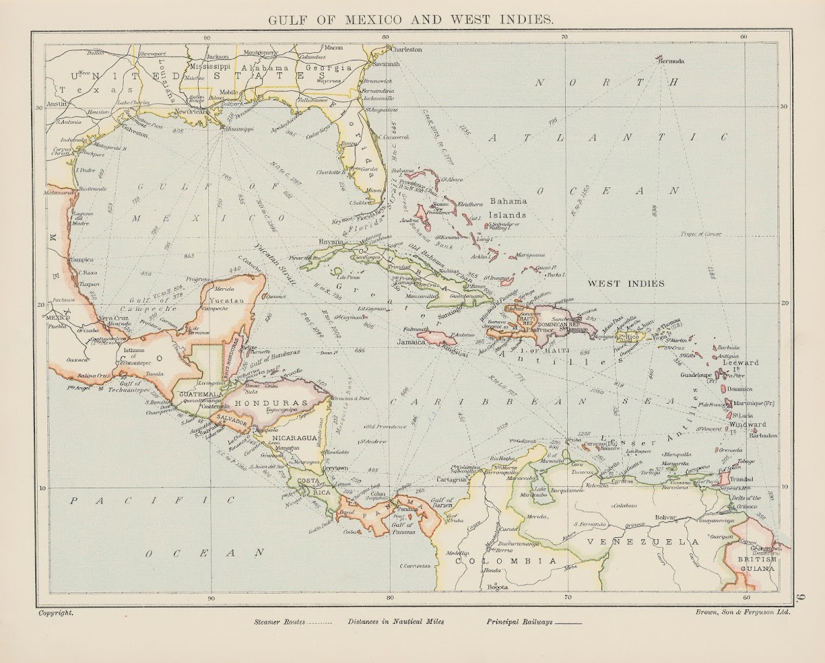 Gulf of Mexico and West Indies 1939