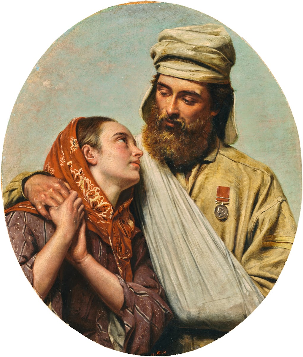 Returning home 1860