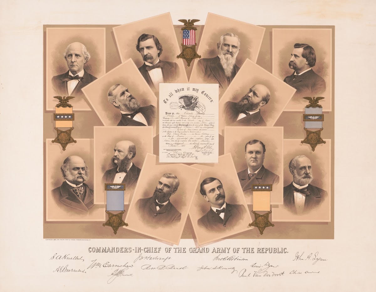 Commanders In Chief Of The Grand Army Of The Republic 1885