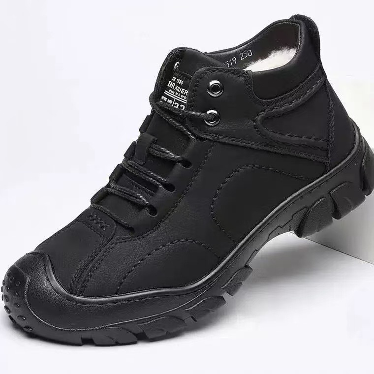 Gefütterte Herren-Winterstiefel, wasserabweisend