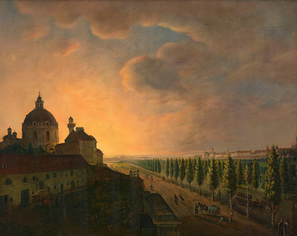 Das Glacis Vor Der Karlskirche 1829