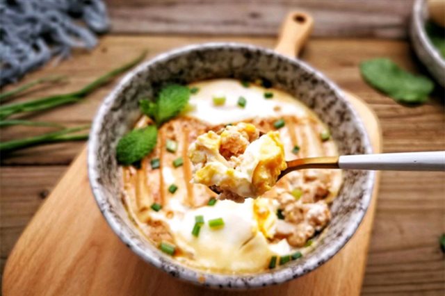 Thịt Hấp Trứng Đậu Hũ