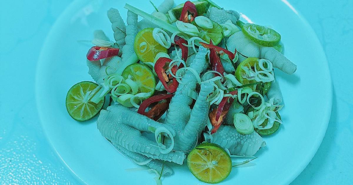 Chân gà ngâm xả tắc