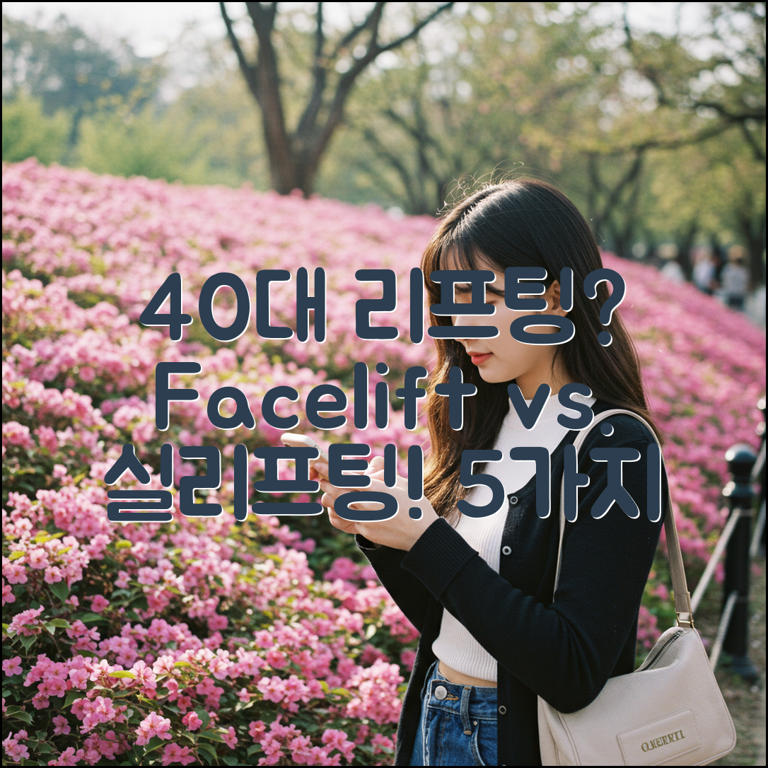 40대 실리프팅 vs 거상술, 현명한 선택 5가지!