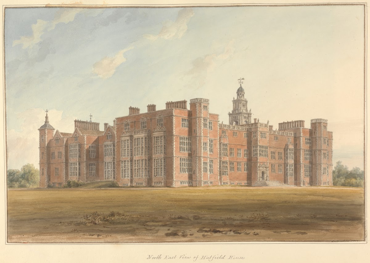 North East View of Hatfield House 1812