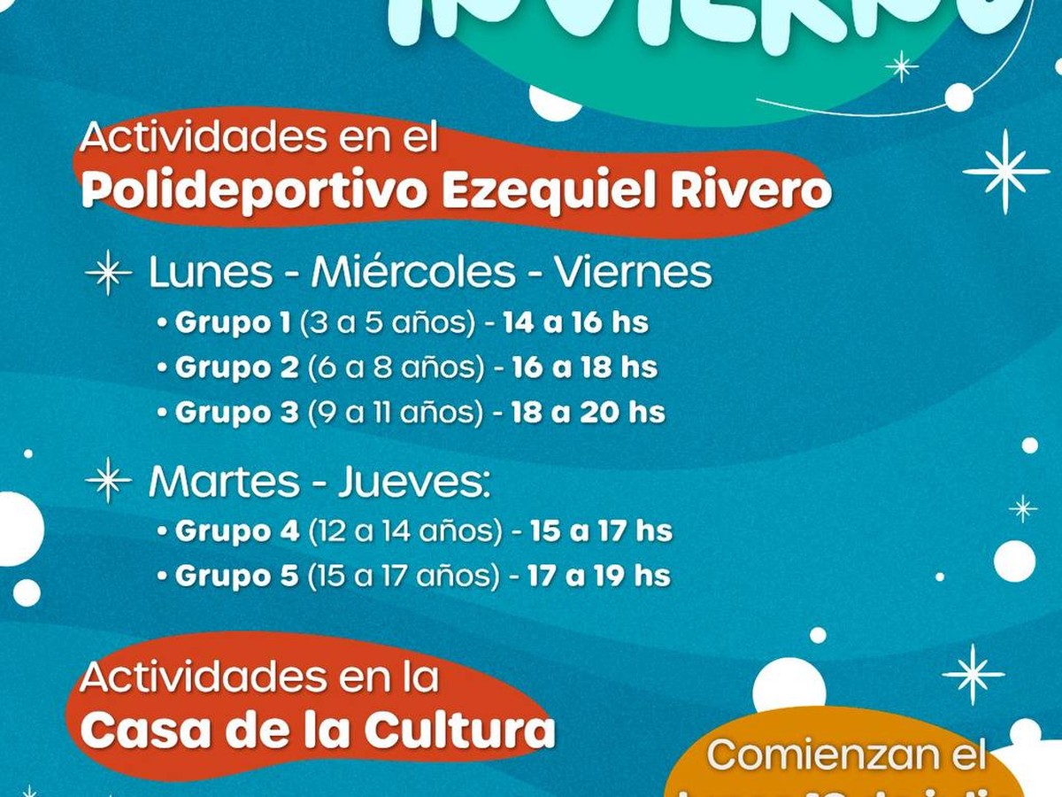 El Municipio de Tolhuin abre las inscripciones para las Colonias de Invierno 2026