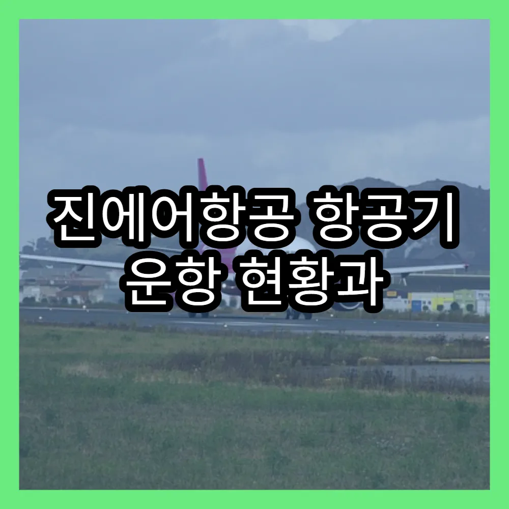진에어항공 항공기 운항 현황과 최신 소식 공개