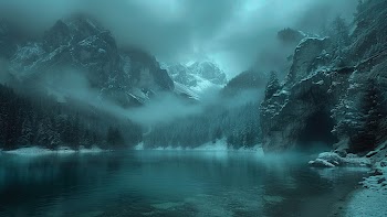 Winter Lake Wallpaper