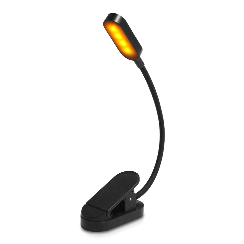 Wiederaufladbare LED-Klemmleuchte für unterwegs