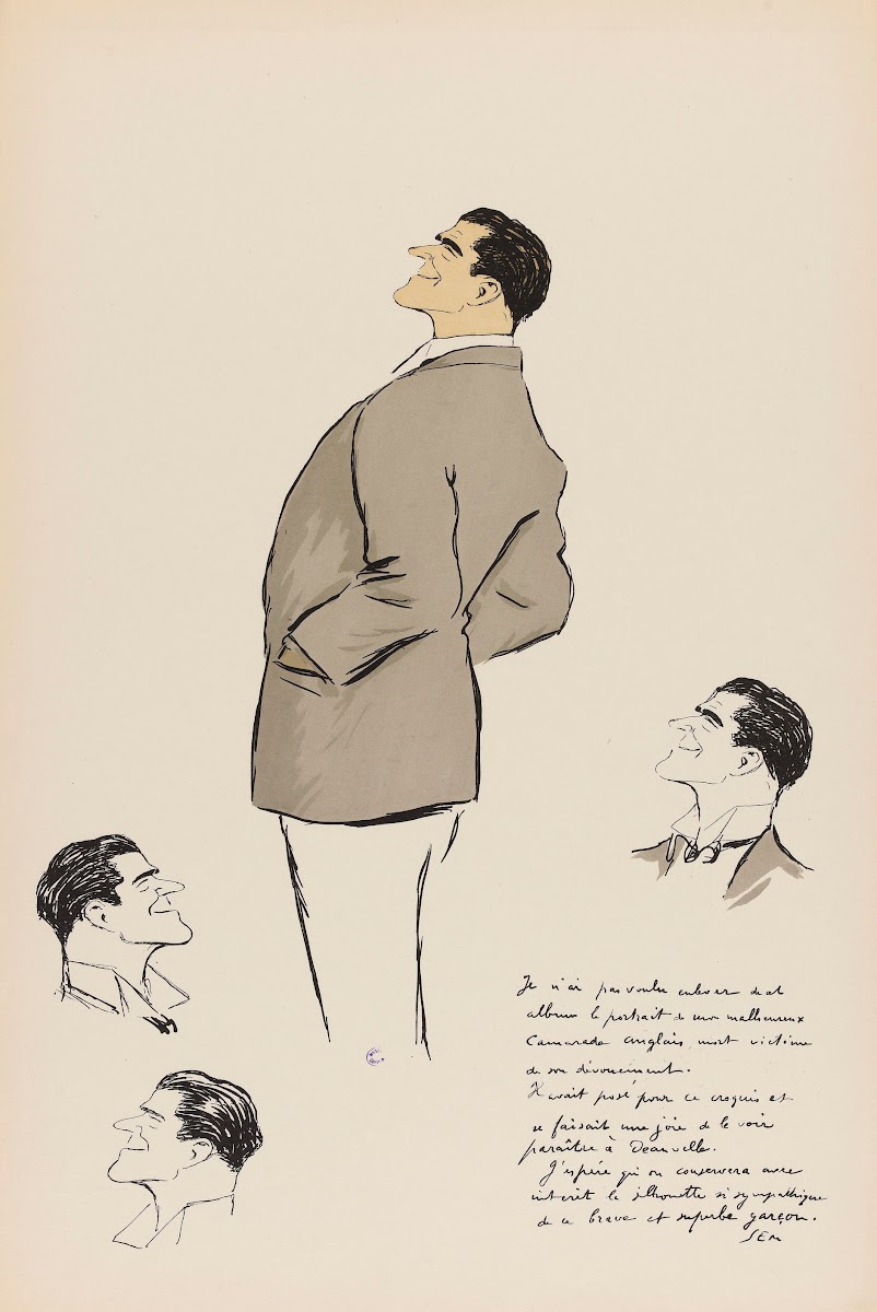 quatre études dun personnage masculin anglais 1900 1934