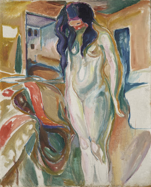 Model by the Wicker Chair 191921