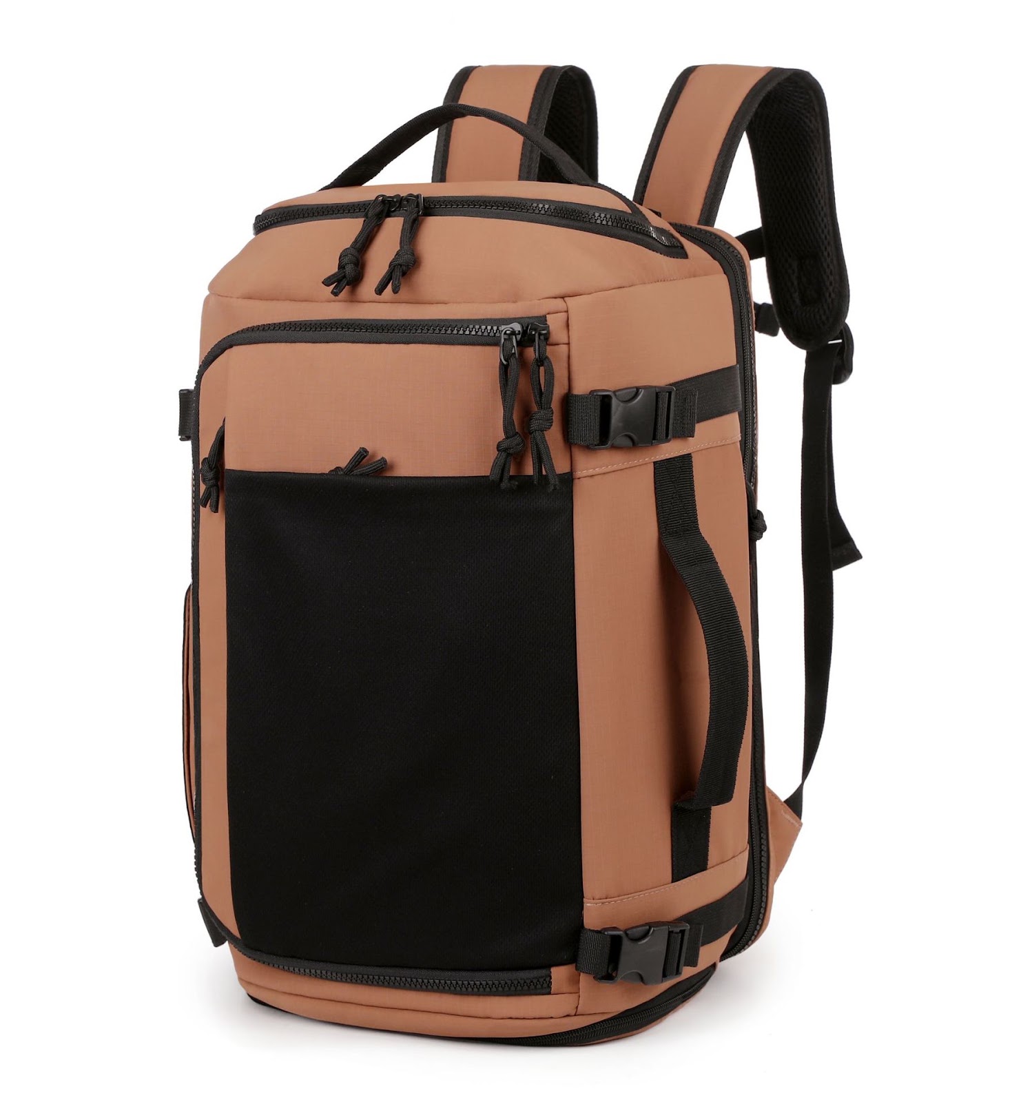 Waterproof backpack with expansion, for up to 15-inch laptop