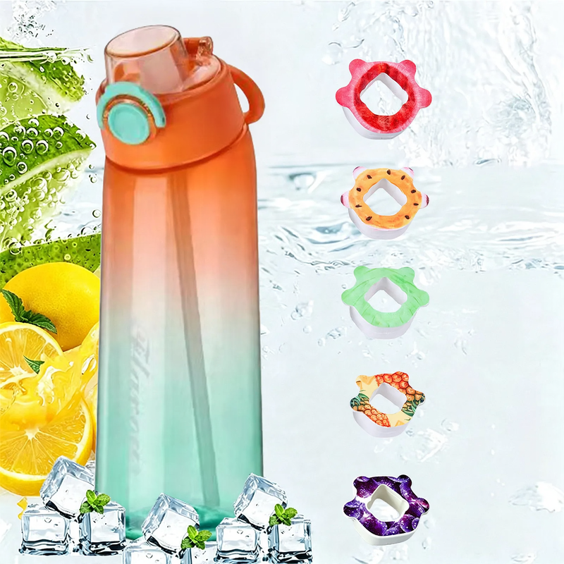 Tritan-Trinkflasche mit Aromaring und Tragegriff