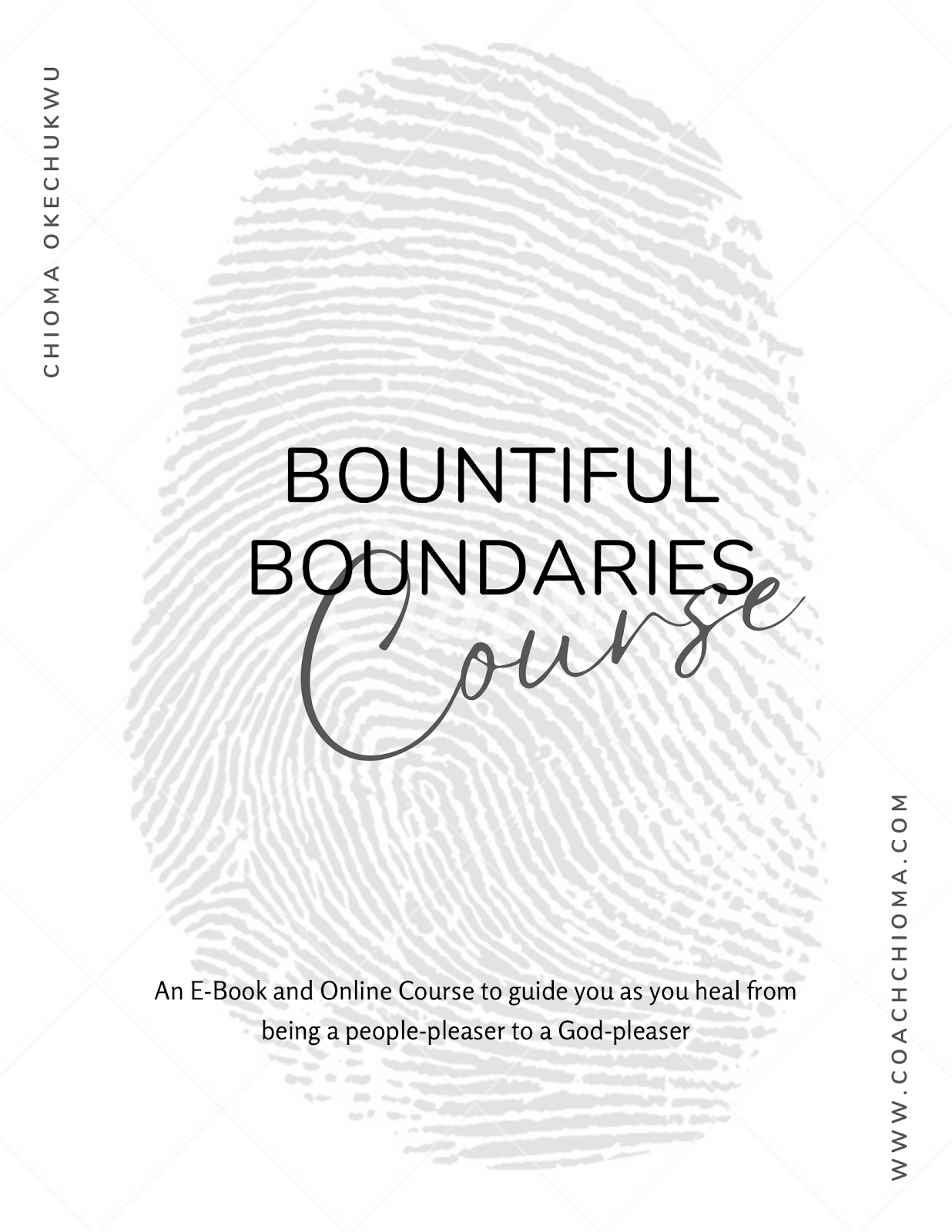 Bountiful Boundaries course workbook cover