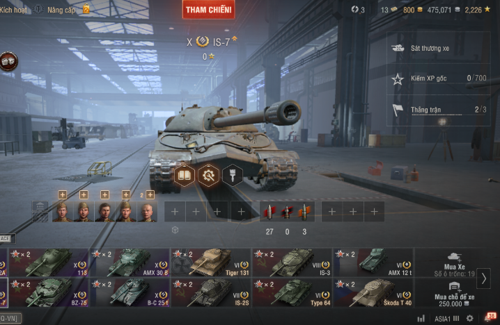 Bán acc World of Tanks PC có 6 tank Tier X: T-62A, 113, AMX...