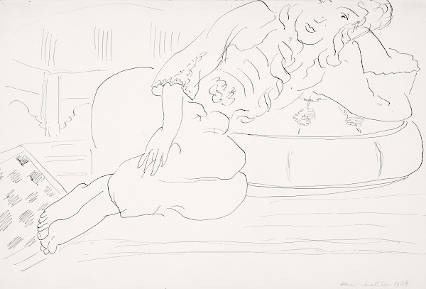 Odalisque damier coussin 1928