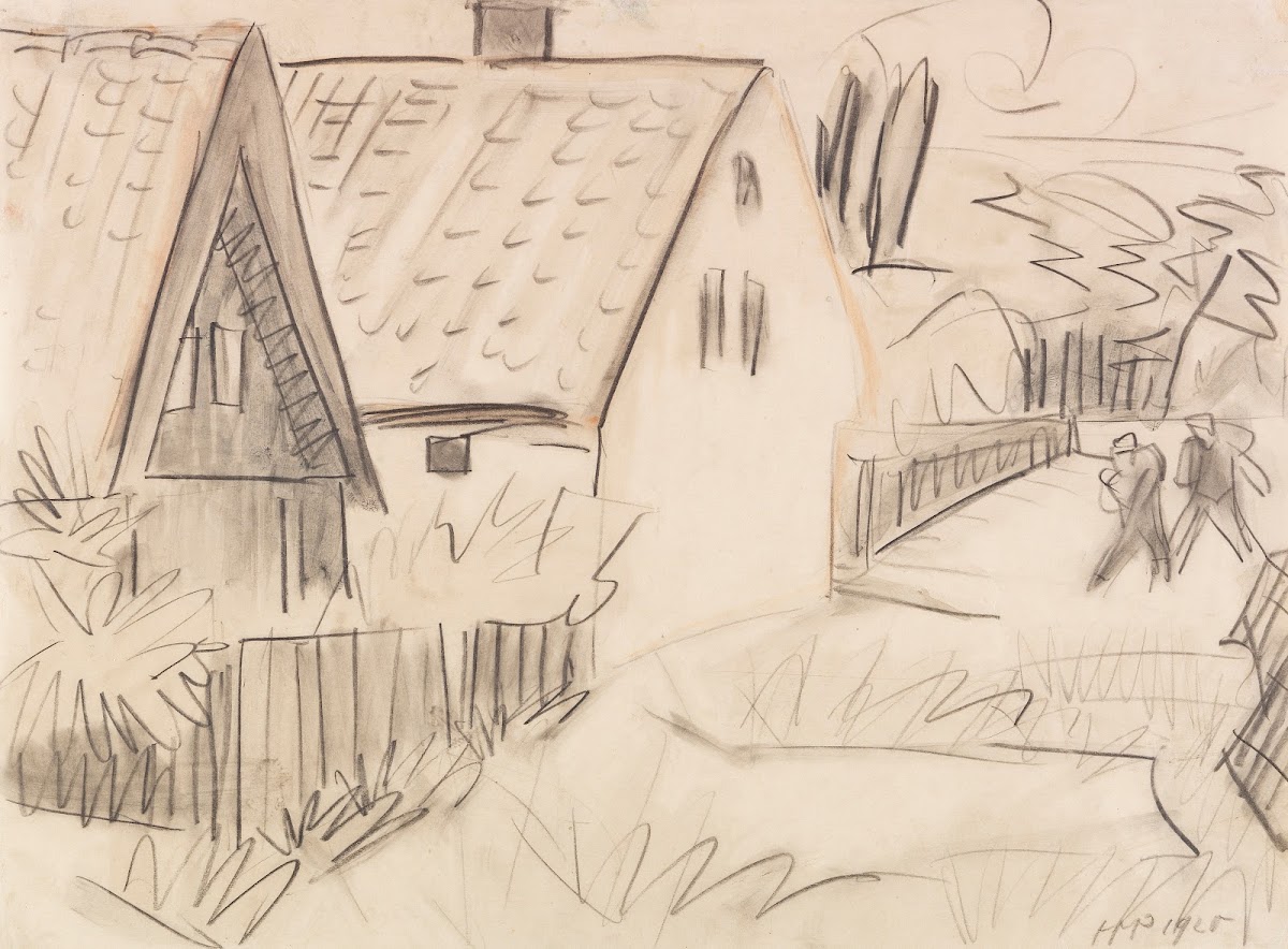 Houses and gardens in Nida 1920