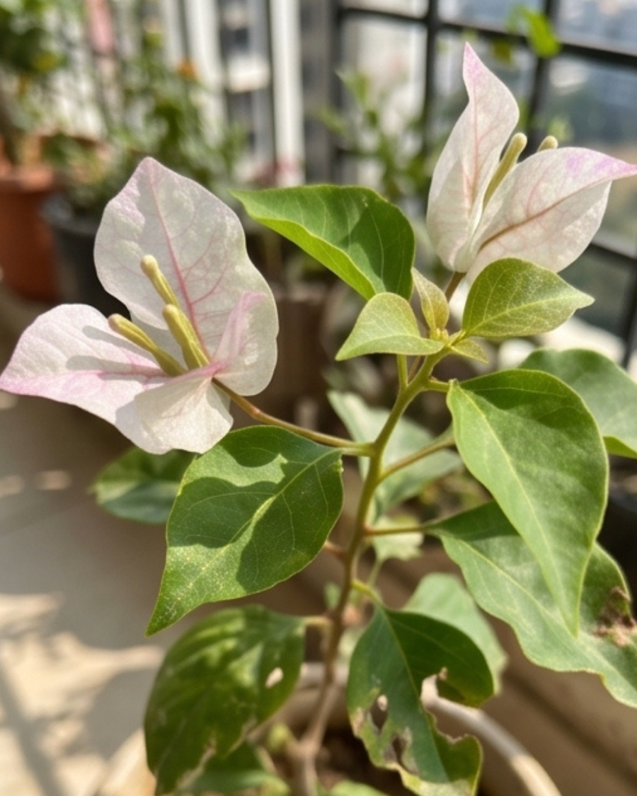 Imported Sunstone White Bougainvillea Plant — view 4