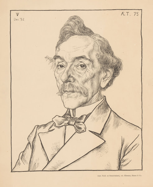 Portret van Louis Jacques Veltman 1892