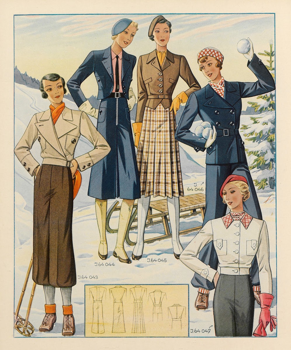 Przegląd Mody R12 nr 12 Pl3 1934