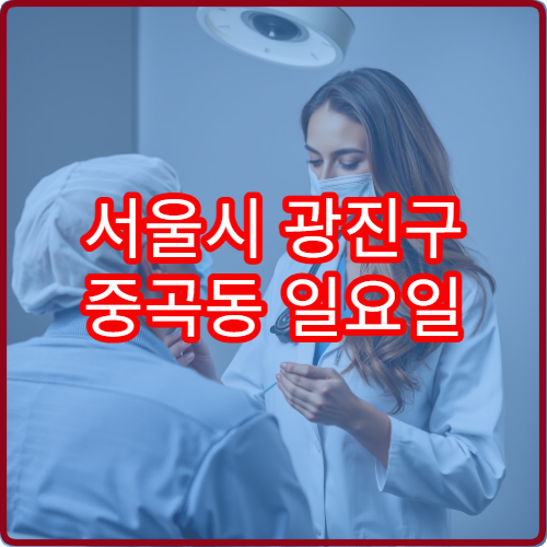 서울시 광진구 중곡동 일요일 치과 진료 병원 안내 오늘 치과 영업 병원 리스트