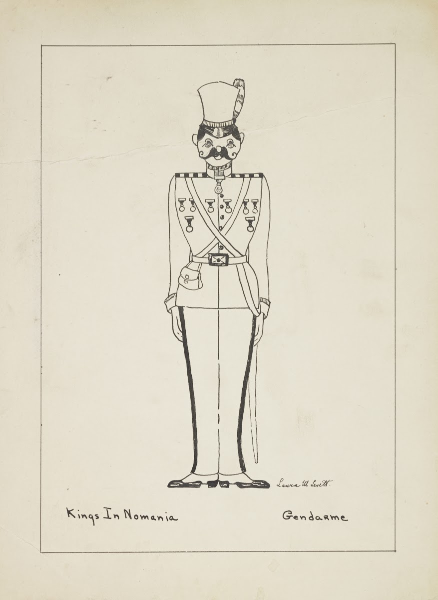 Kings in Nomania Gendarme miliitary uniform 1934 1943