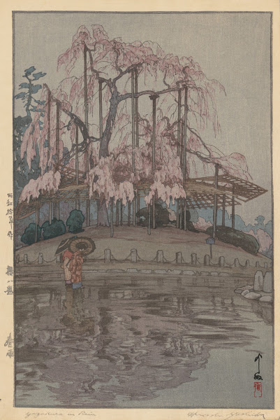 Eight Scenes of Cherry Blossoms Spring Rain Sakura hachidai Harusame 1935