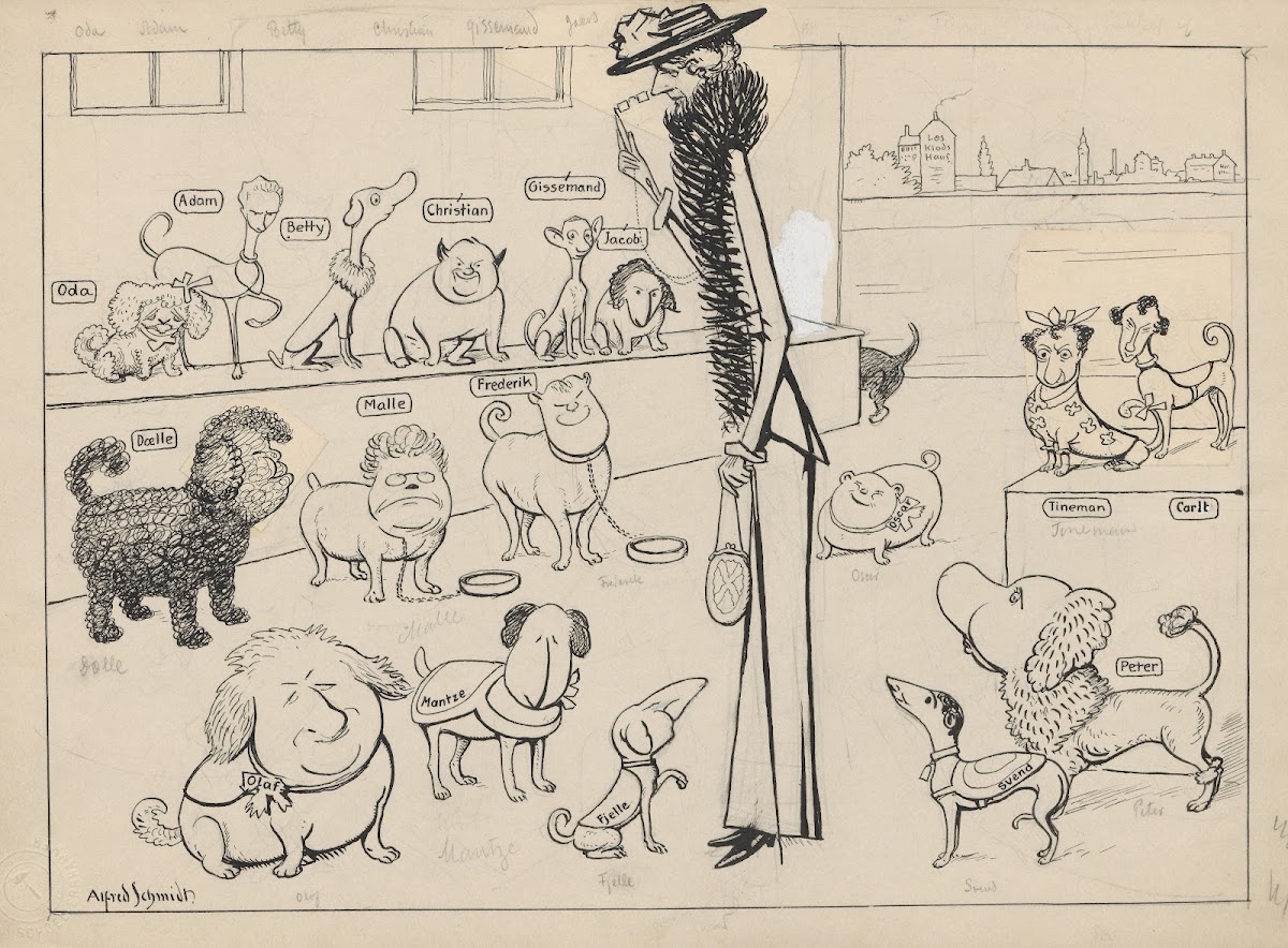 Emma Gad is looking for a dog artist for Hectors Farewell 1915