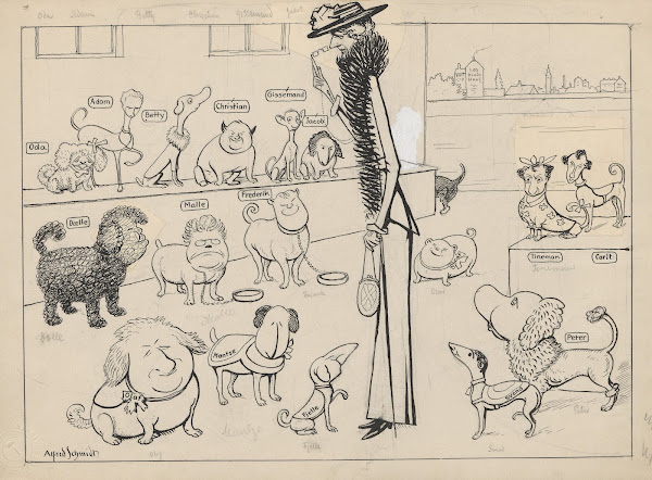 Emma Gad is looking for a dog artist for Hectors Farewell 1915