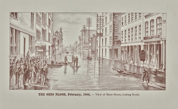 View of Race Street looking south 1884