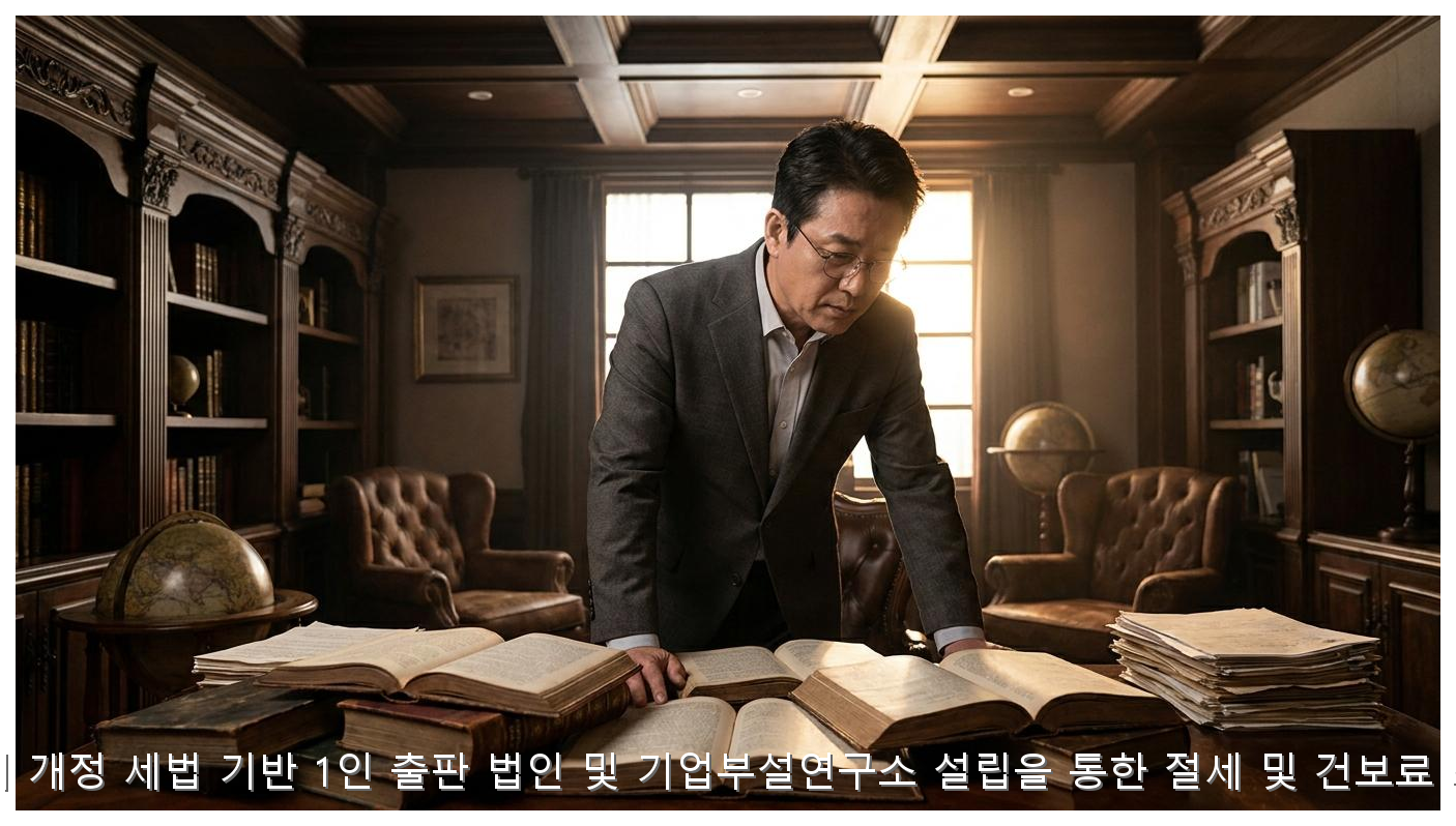 2026년 하반기 개정 세법 기반 1인 출판 법인 및 기업부설연구소 설립을 통한 절세 및 건보료 최적화 가이드 핵심 안내 및 분석 인포그래픽 (6)