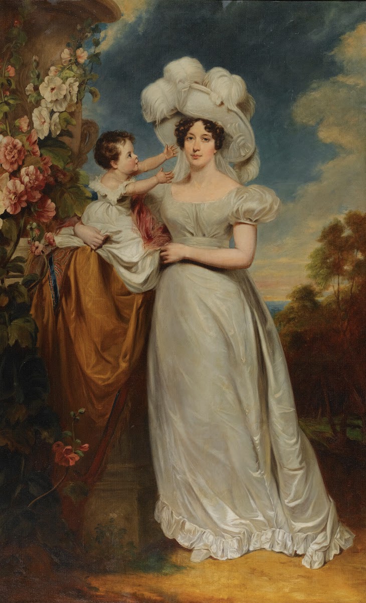 Portrait of a Lady And Child