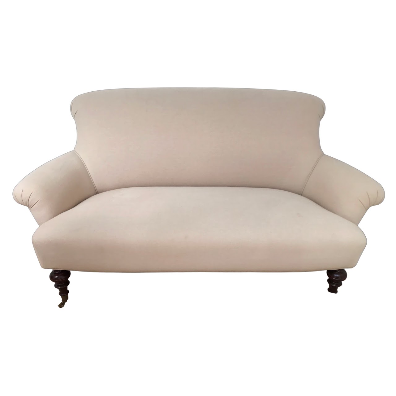 Classic English Roll-Arm Loveseat