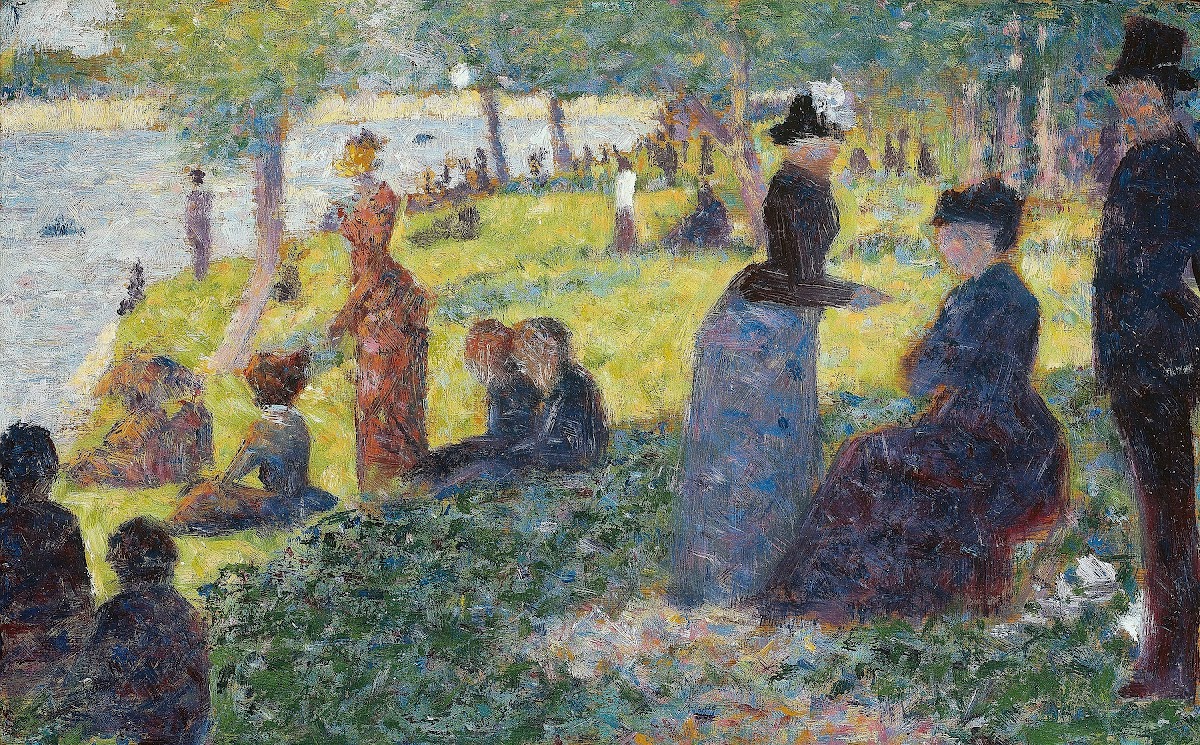 Oil Sketch for La Grande Jatte 1884