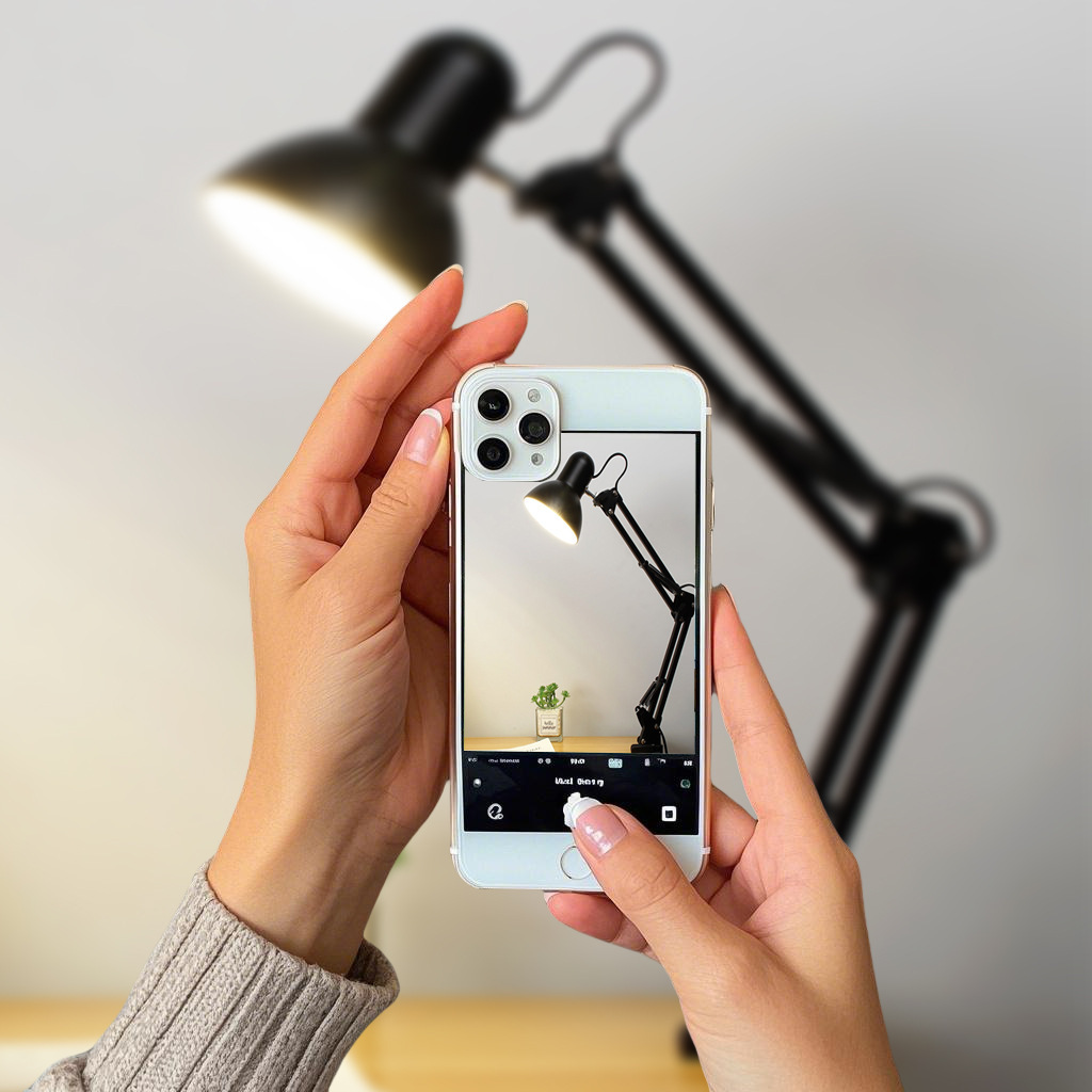 Foldable LED Desk Lamp with Swivel Arm