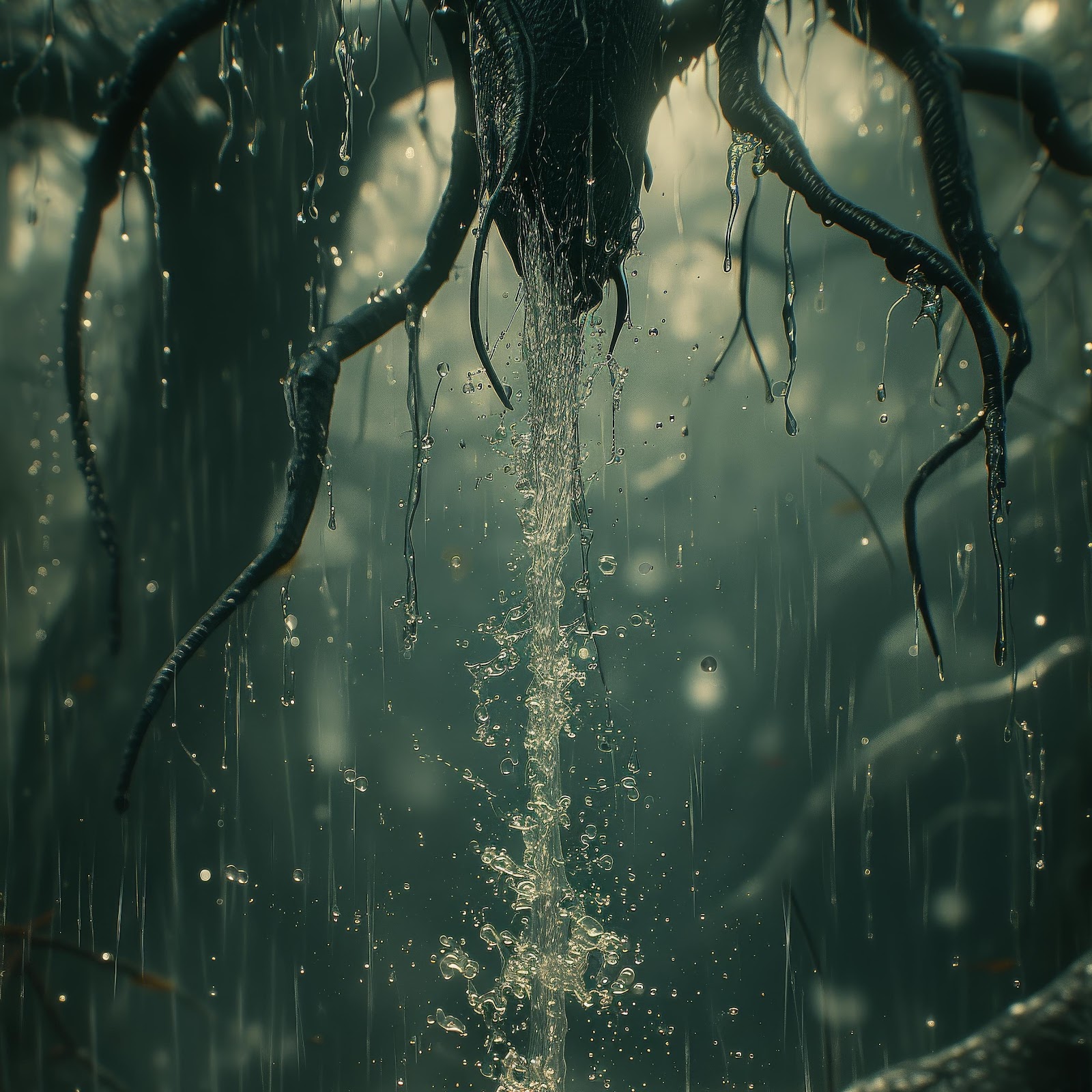 Download Mystical Dripping Forest Roots 5K iPhone