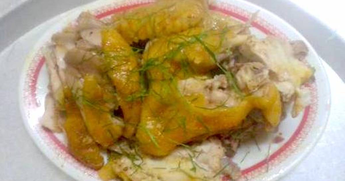 Gà hấp muối