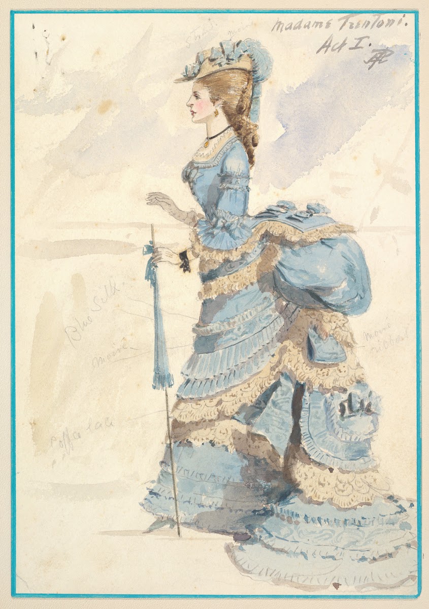 Costume Design for Madame Trentoni Act I 1901