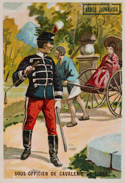 Armée japonaise Sous officier de cavalerie de ligne 1900
