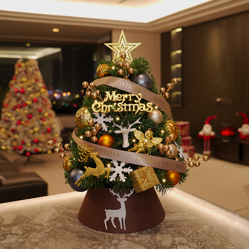 Kleiner Mini-Weihnachtsbaum für den Tisch, 45-60 cm