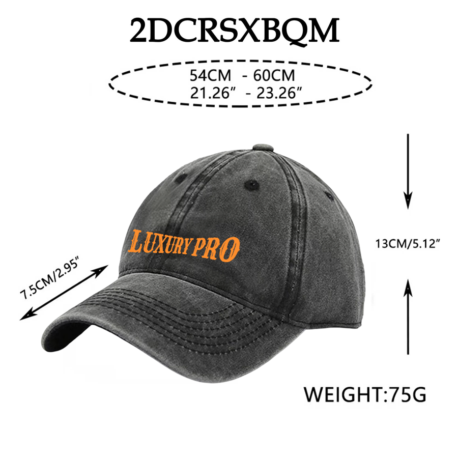 2D Adult Washed Baseball Cap