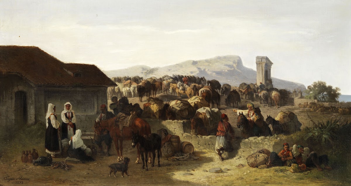 Maultierkarawane 1873