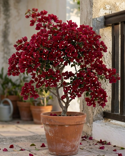 Imported Chocolate Red Bougainvillea Plant