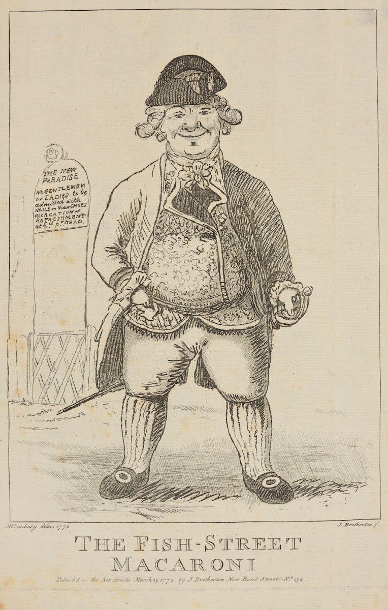 The Fish Street Macaroni 1772