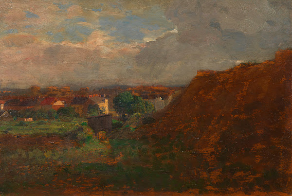 Sandgrube mit Blick auf Pötzleinsdorf 19111916