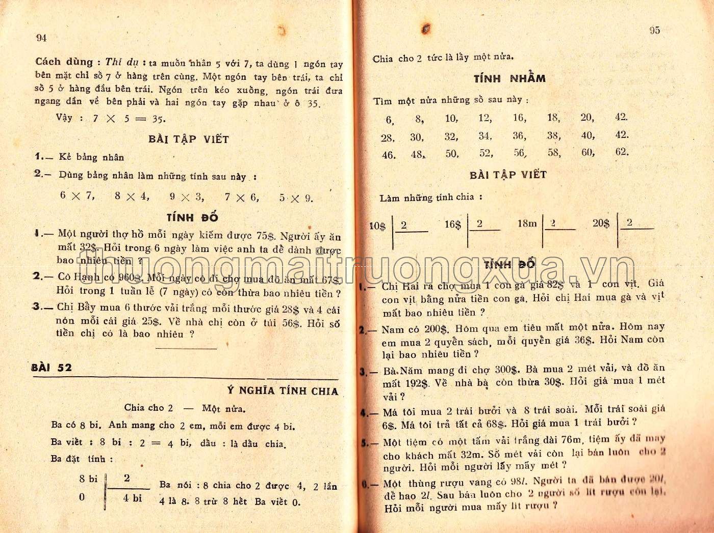 Toán pháp lớp tư (1968) - Trang 49
